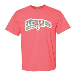 Watermelon Floral Rays