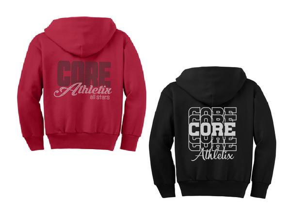 Youth bling Zip Up Hoodies